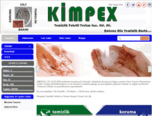 Tablet Screenshot of kimpex.com.tr